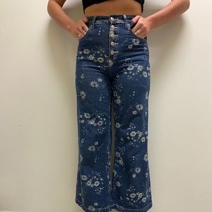 Flower denim pants BDG
